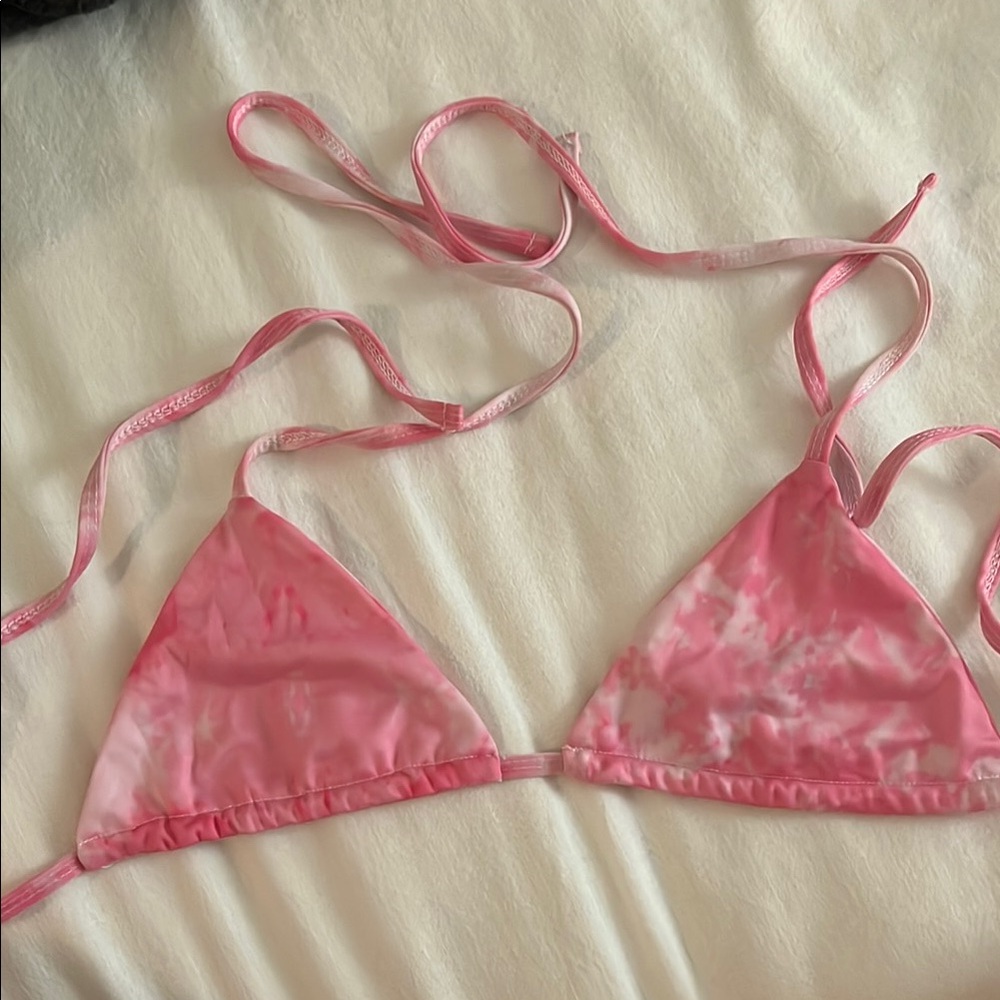 Pink Tie-Dye Bikini